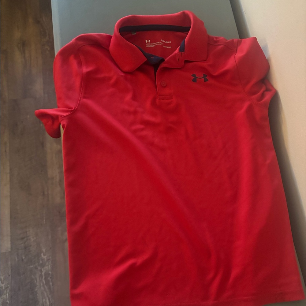 Boys size youth large Under Armour polo